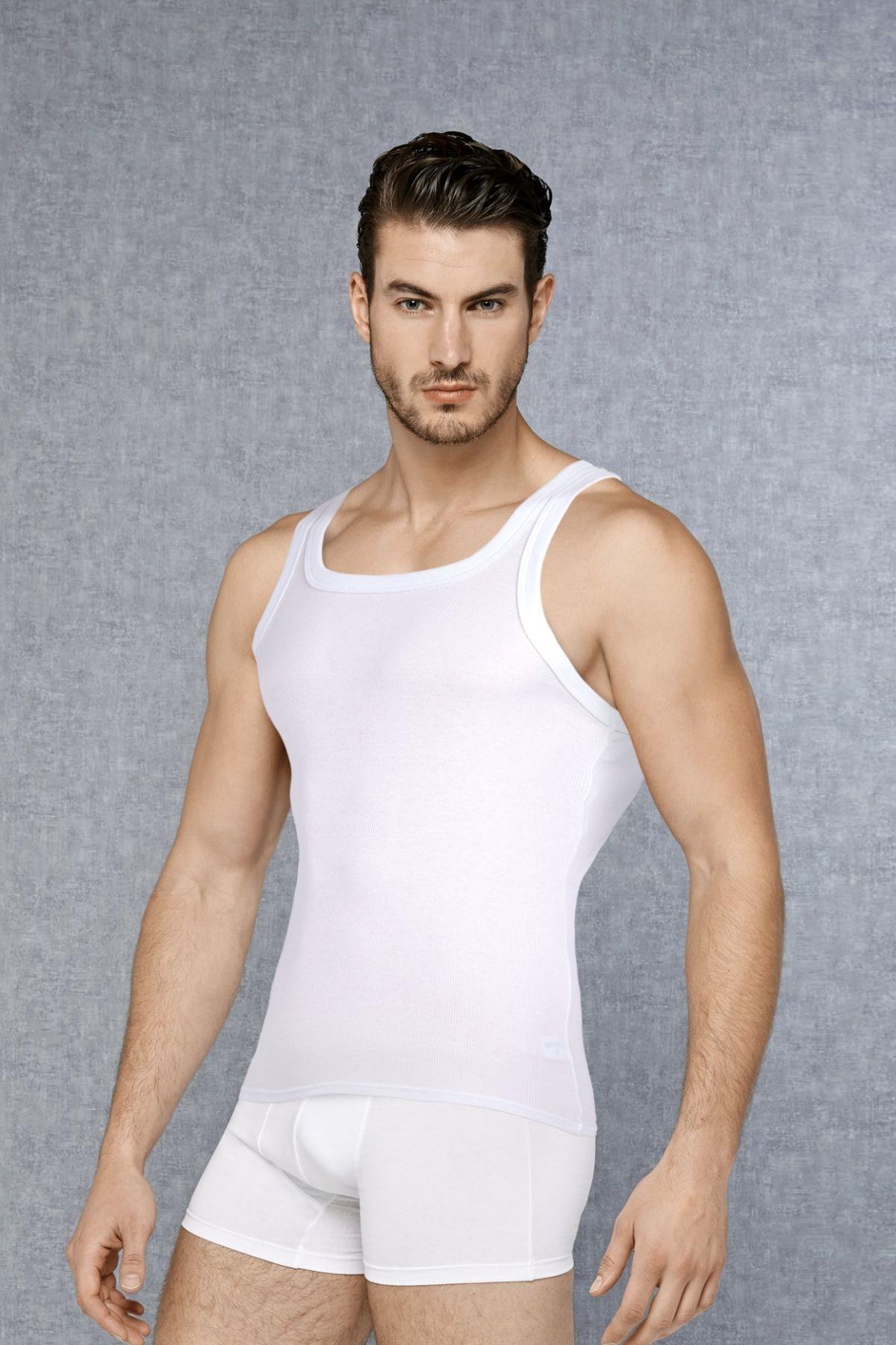 Doreanse Erkek Kaşkorse Atlet 2206 Siyah