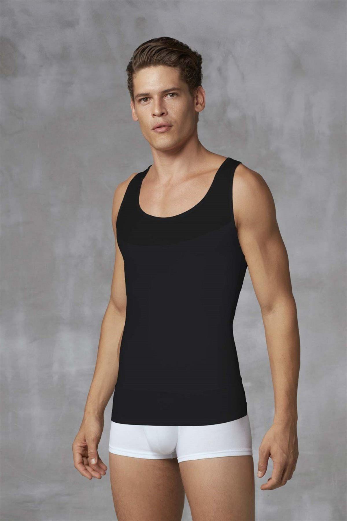 Doreanse Erkek Vücut Şekillendirici Atlet Korse 5965 Siyah