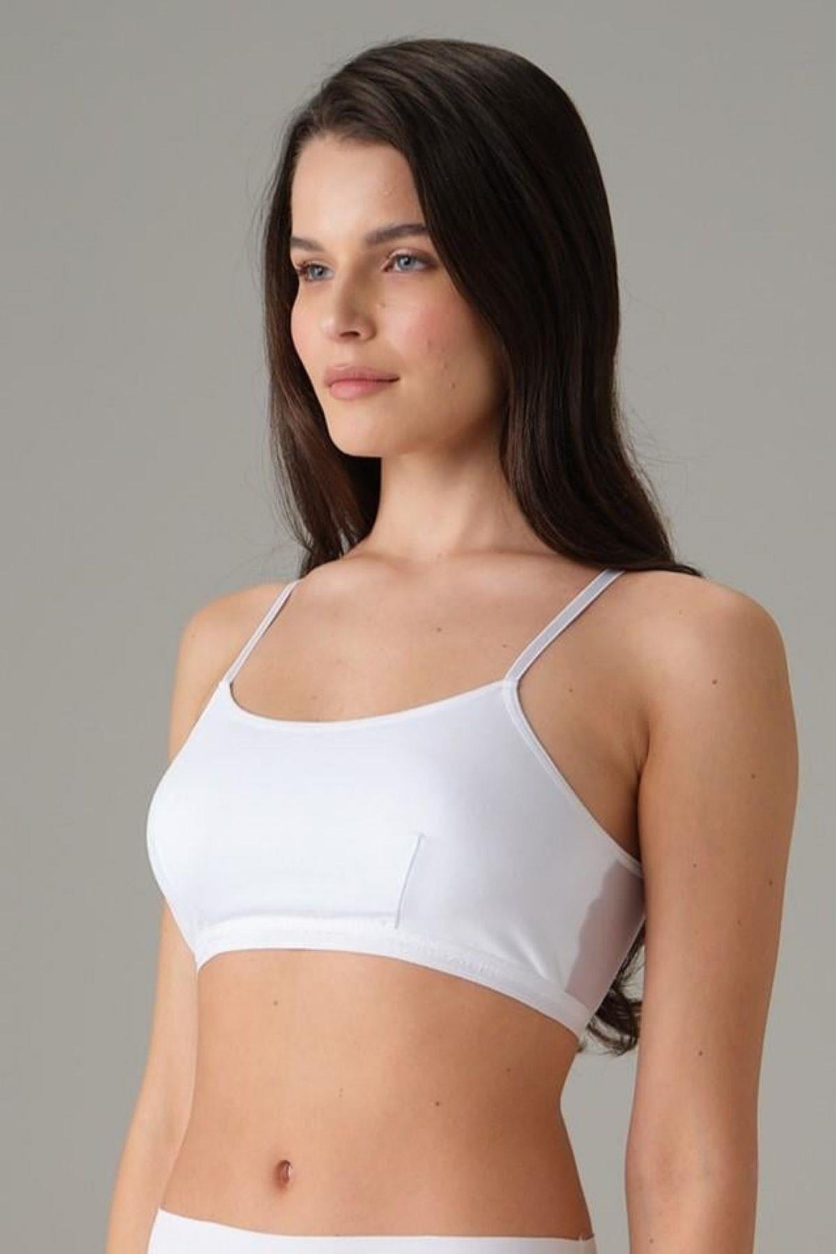 Doreanse Kadın Balensiz Transparan Sütyen 5623 Beyaz