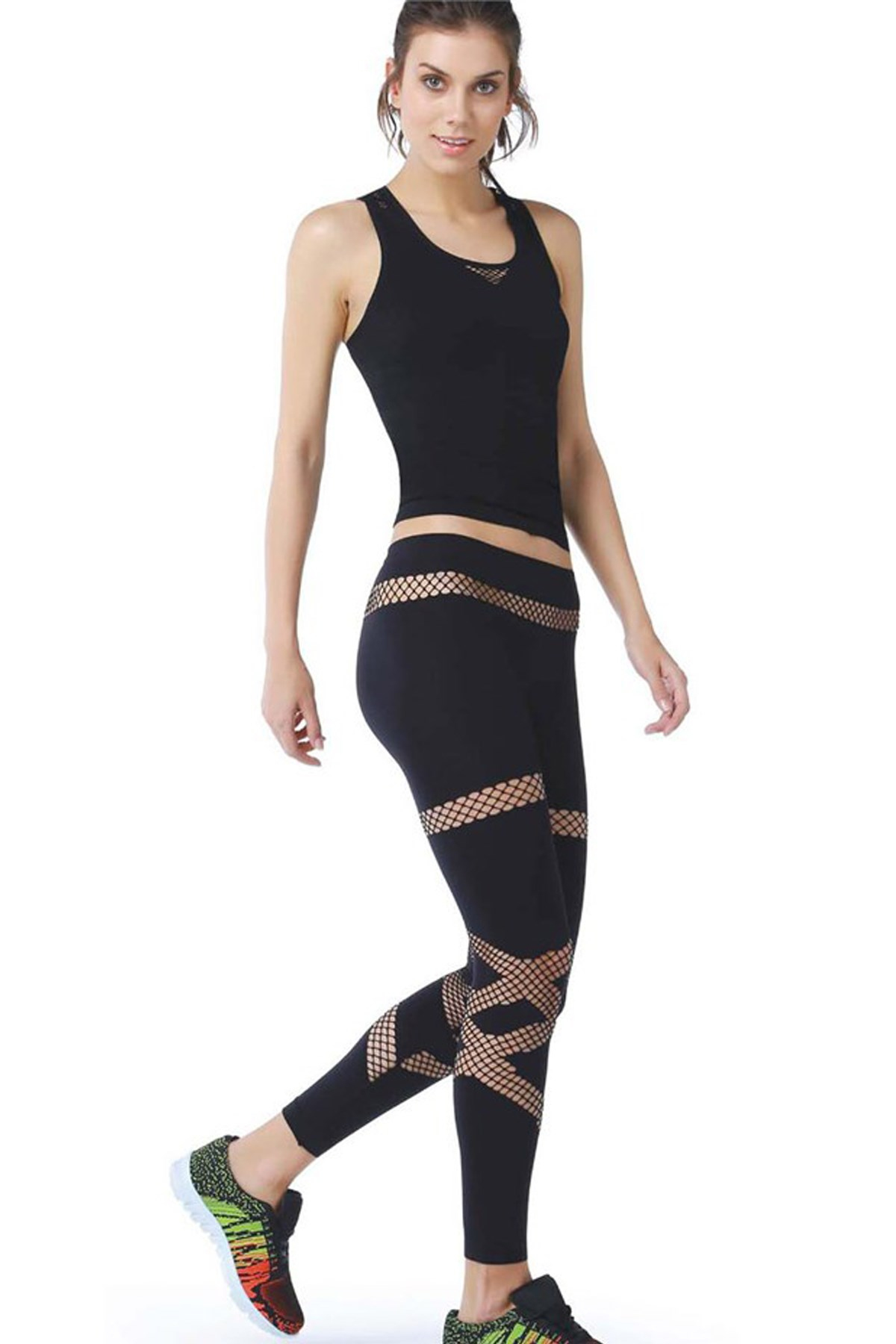 Emay 3813 Woman Fitness Tights Set