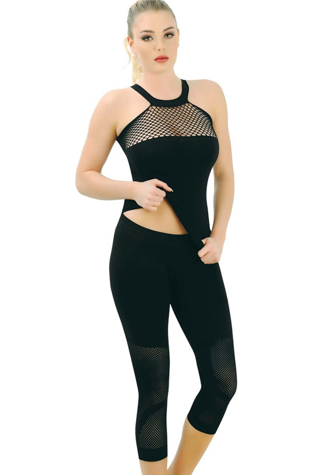 Emay 3818 Woman Fitness Tights Set
