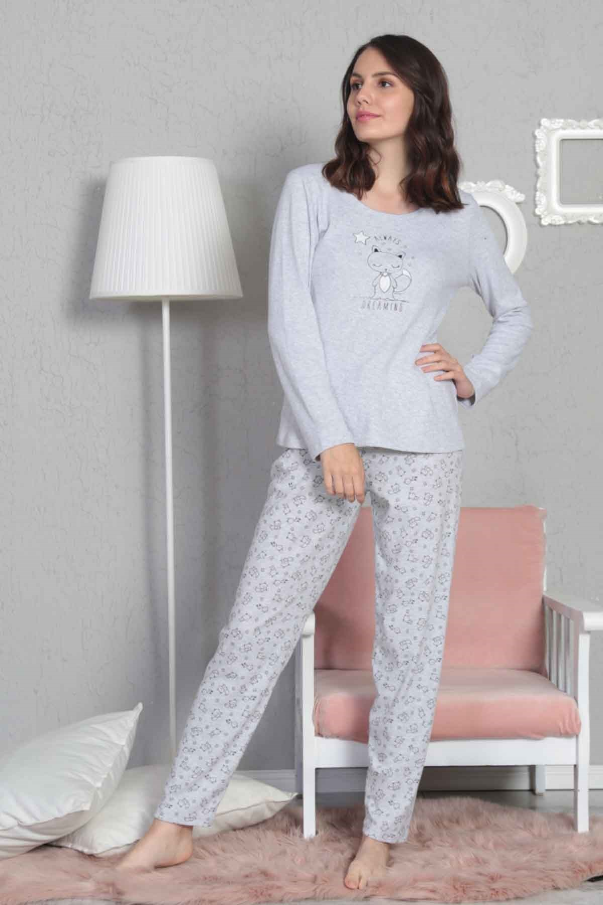 Good Look 8031701103 Kadın Pijama Takım Antrasit
