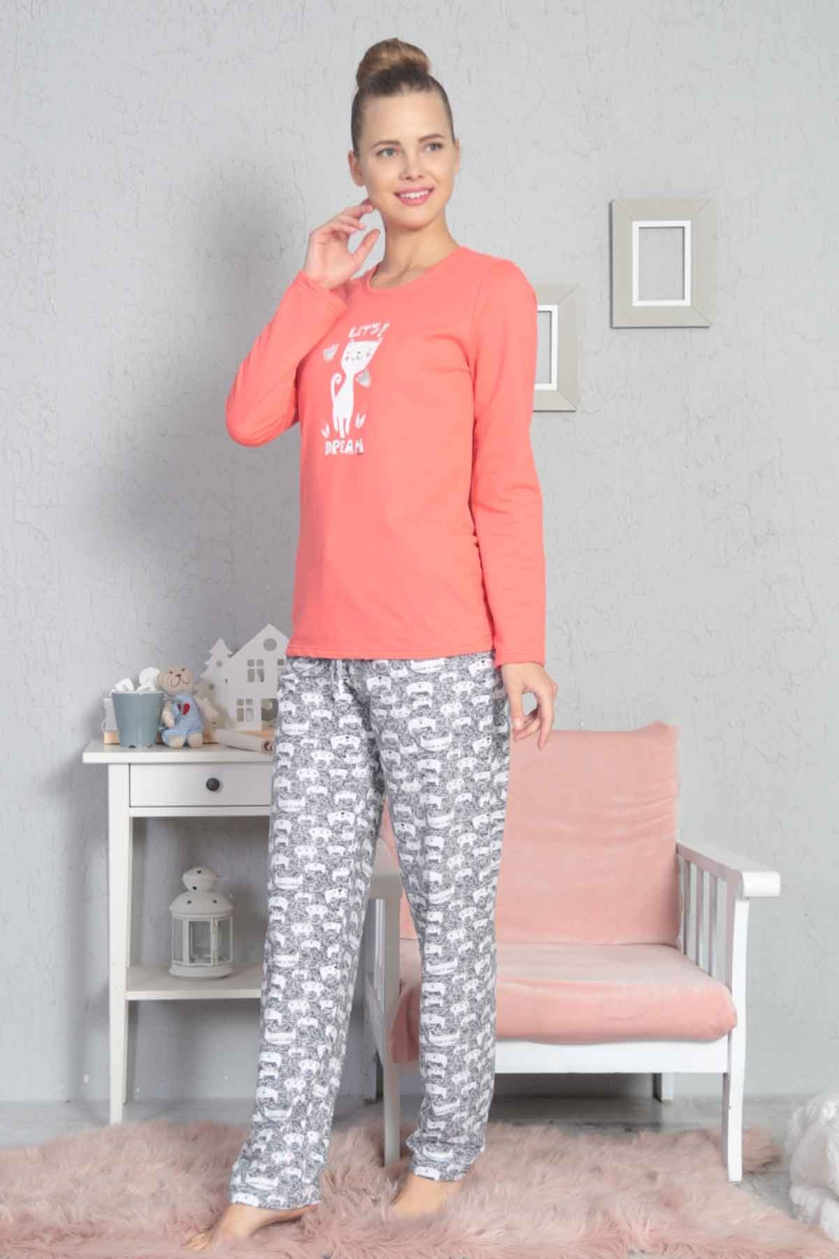 Good Look 8032355203 Kadın Pijama Takım Koral