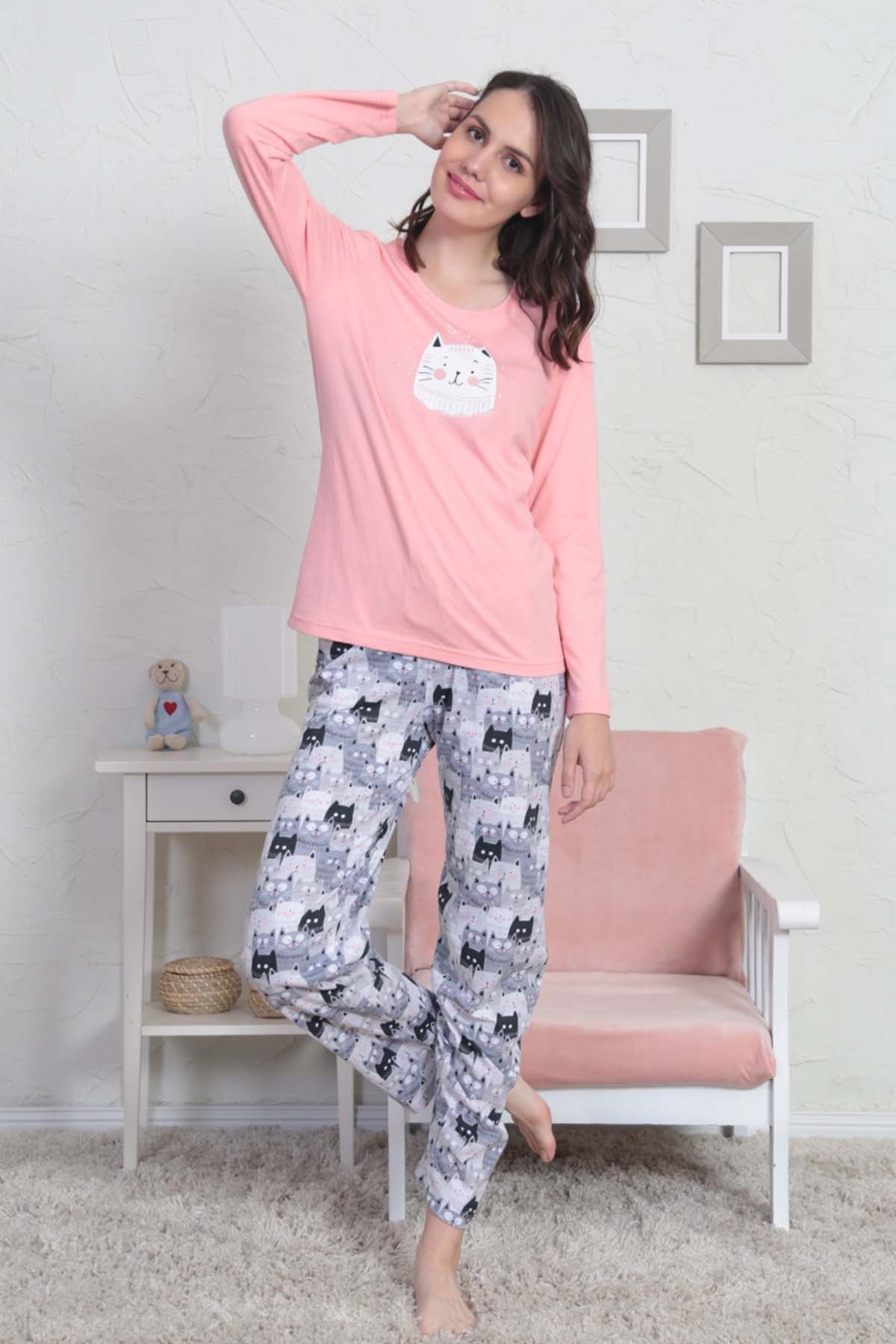 Good Look 8040155081 Kadın Pijama Takım Pembe