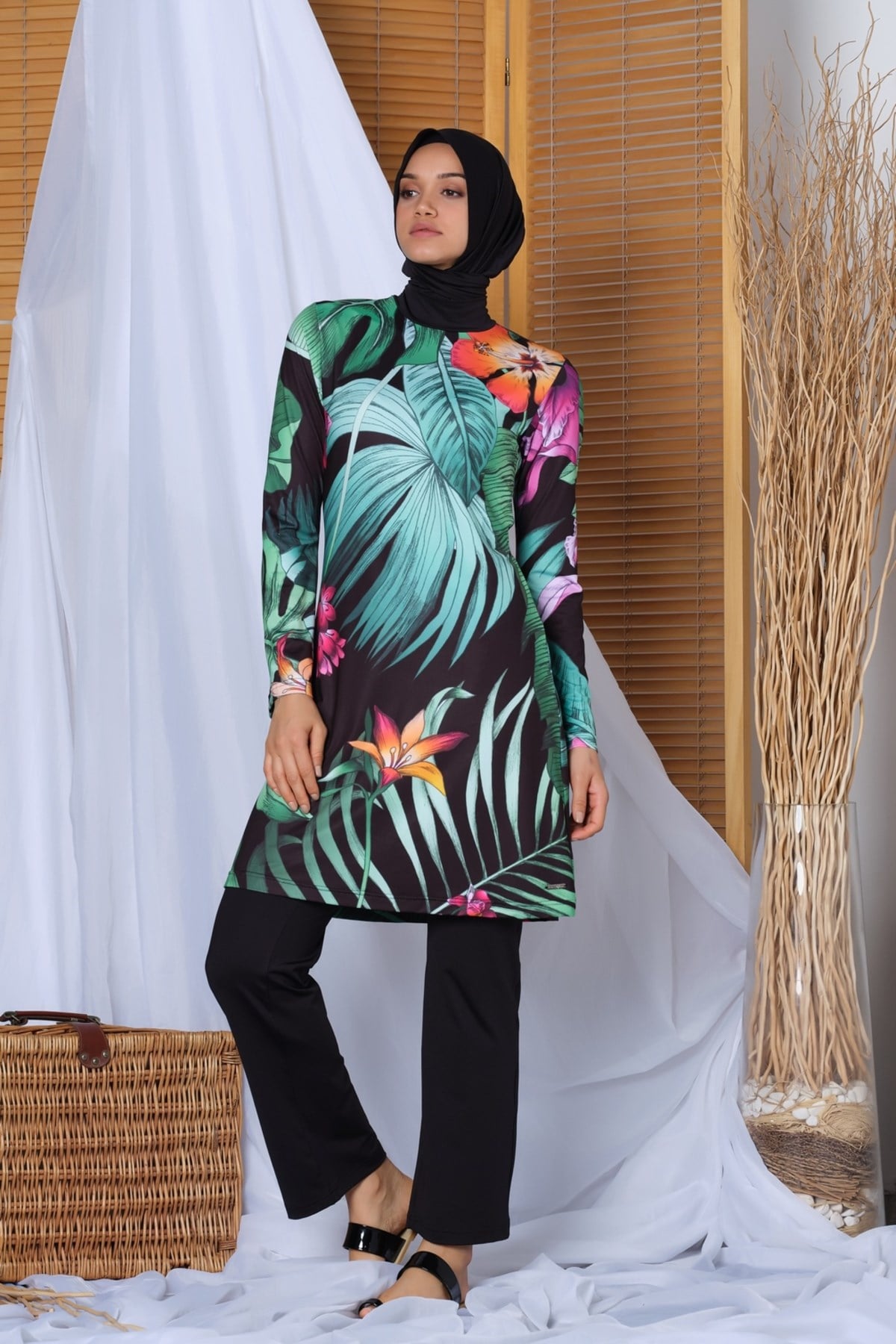 Women Women Covered Swimsuit 20117