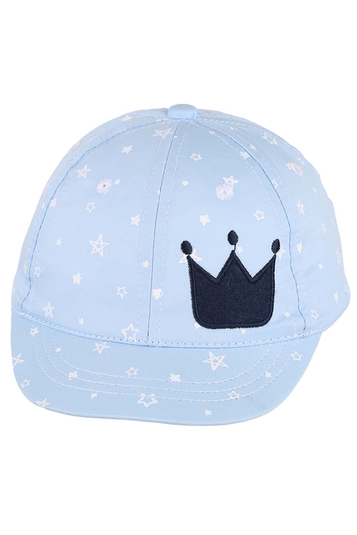 Kitti Y9110-4 Erkek Bebek Şapka 1-4 Yaş Mavi