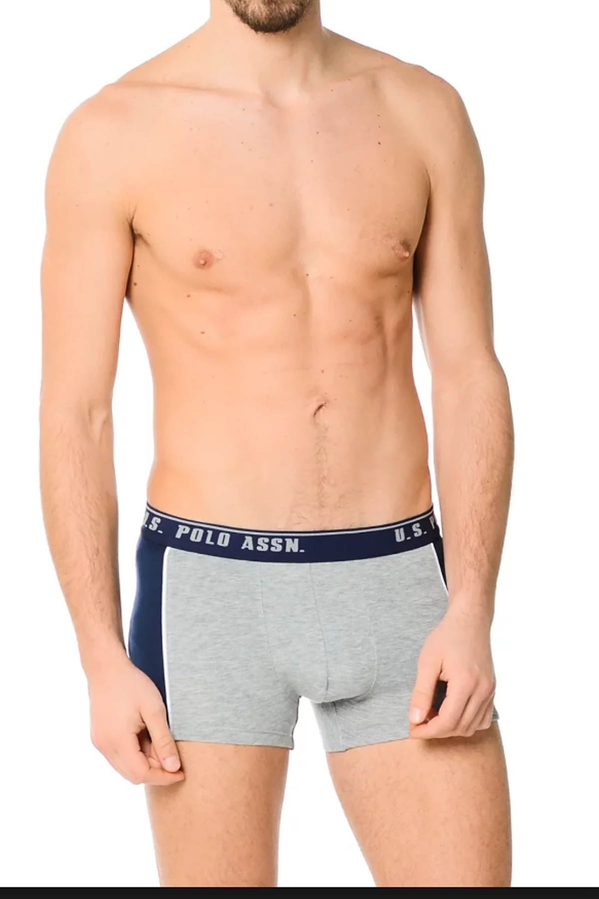 U.S. Polo 80064 Erkek Boxer İndigo/Lacivert