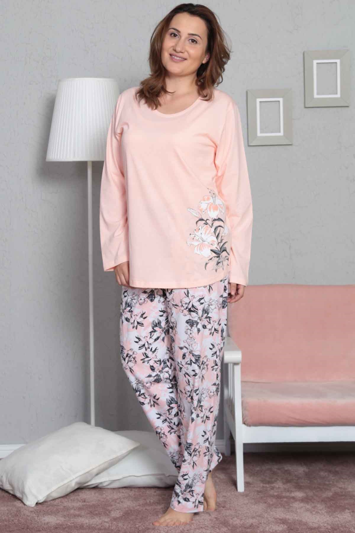 Vienetta 8030387571 Kadın Pijama Takım Pembe