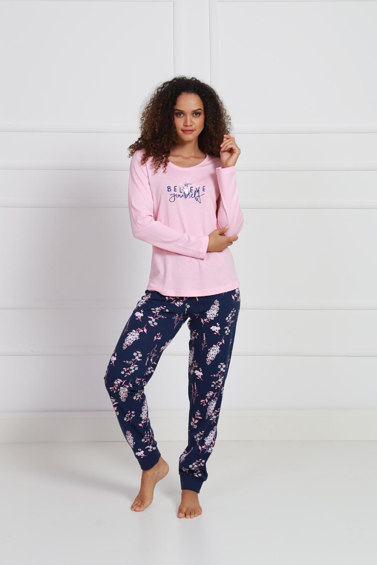 Vienetta Kadın Pijama Takım 9032917693 Gül Kurusu