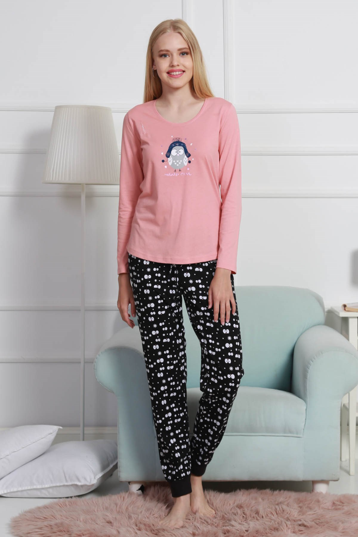 Vienetta Kadın Pijama Takım 9032932151 Pembe