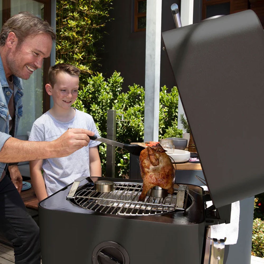 Everdure Hbce4Kg 4K Elektrik Ateşlemeli Kömür Barbekü Grafit