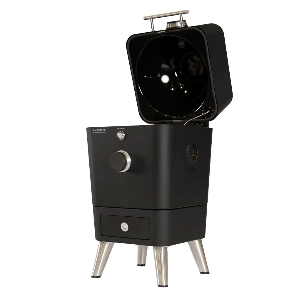 Everdure Hbce4Kg 4K Elektrik Ateşlemeli Kömür Barbekü Grafit