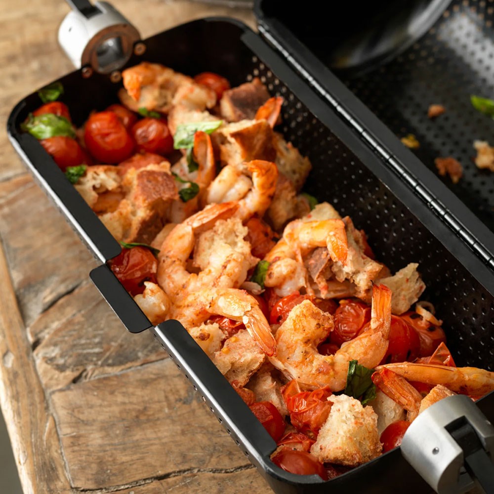 Everdure Klipsli Oval Barbekü Izgara Çevirme Sepeti