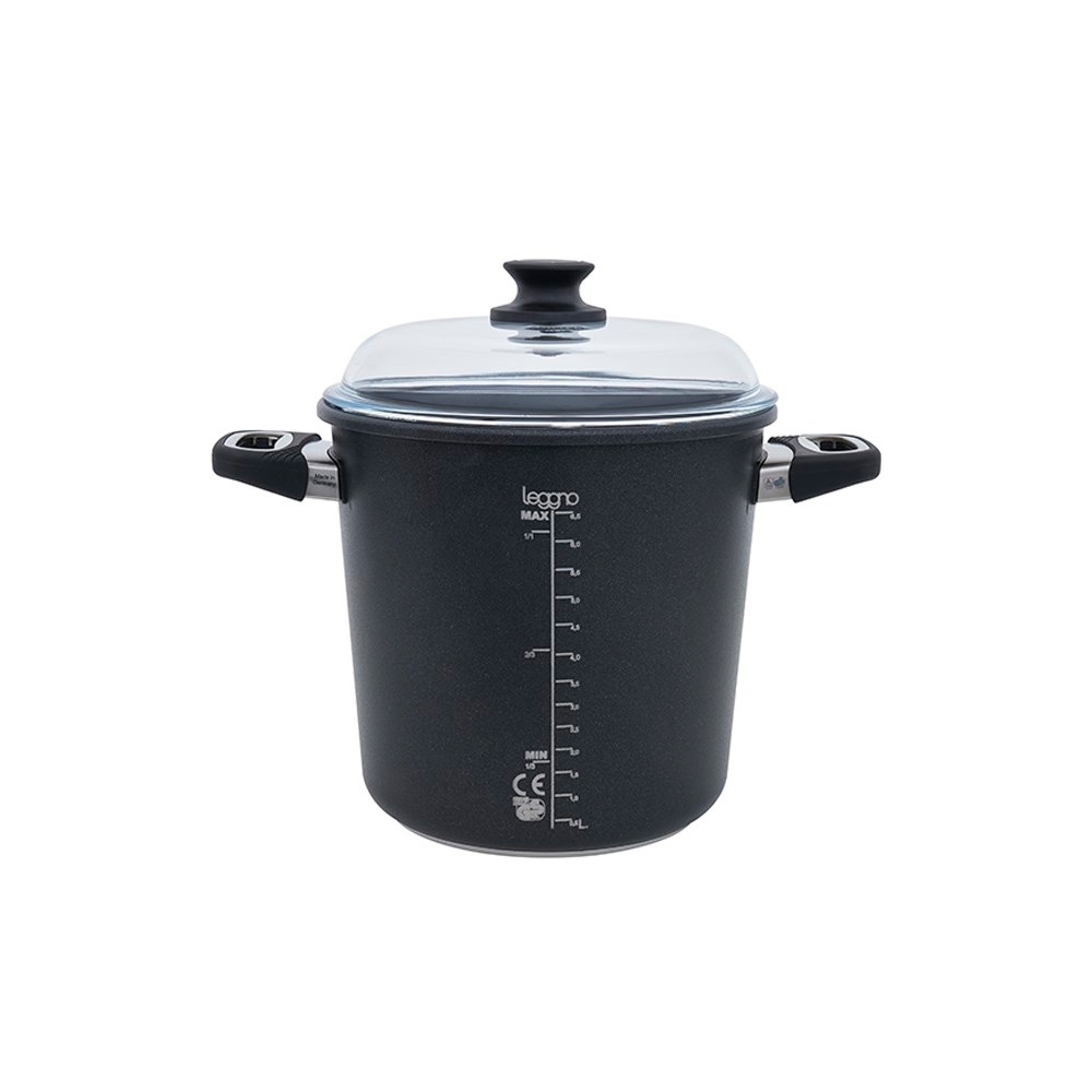Leggno Black Premium Döküm Düdüklü Tencere Seti 6 L