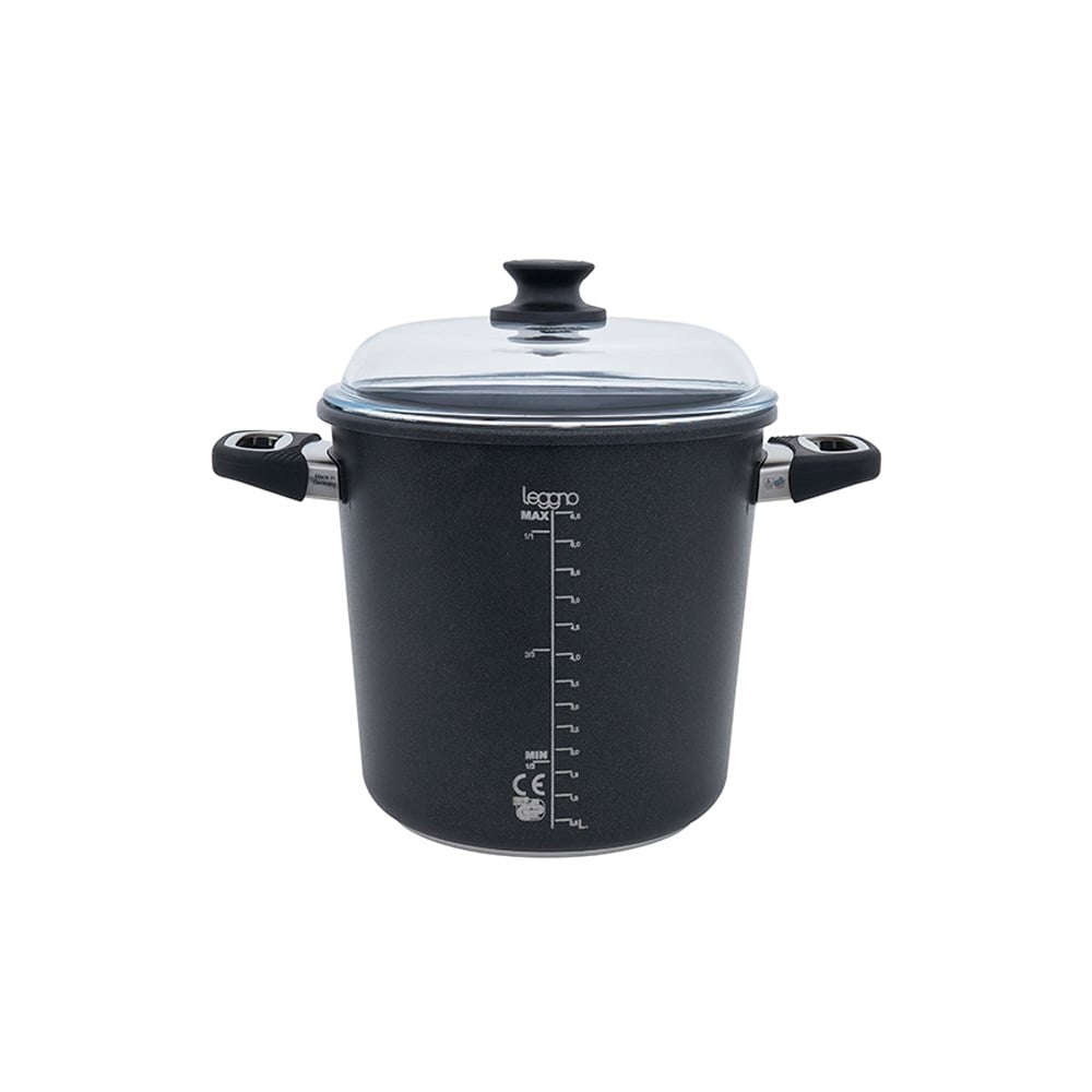 Leggno Black Premium Döküm Düdüklü Tencere Seti 6 L