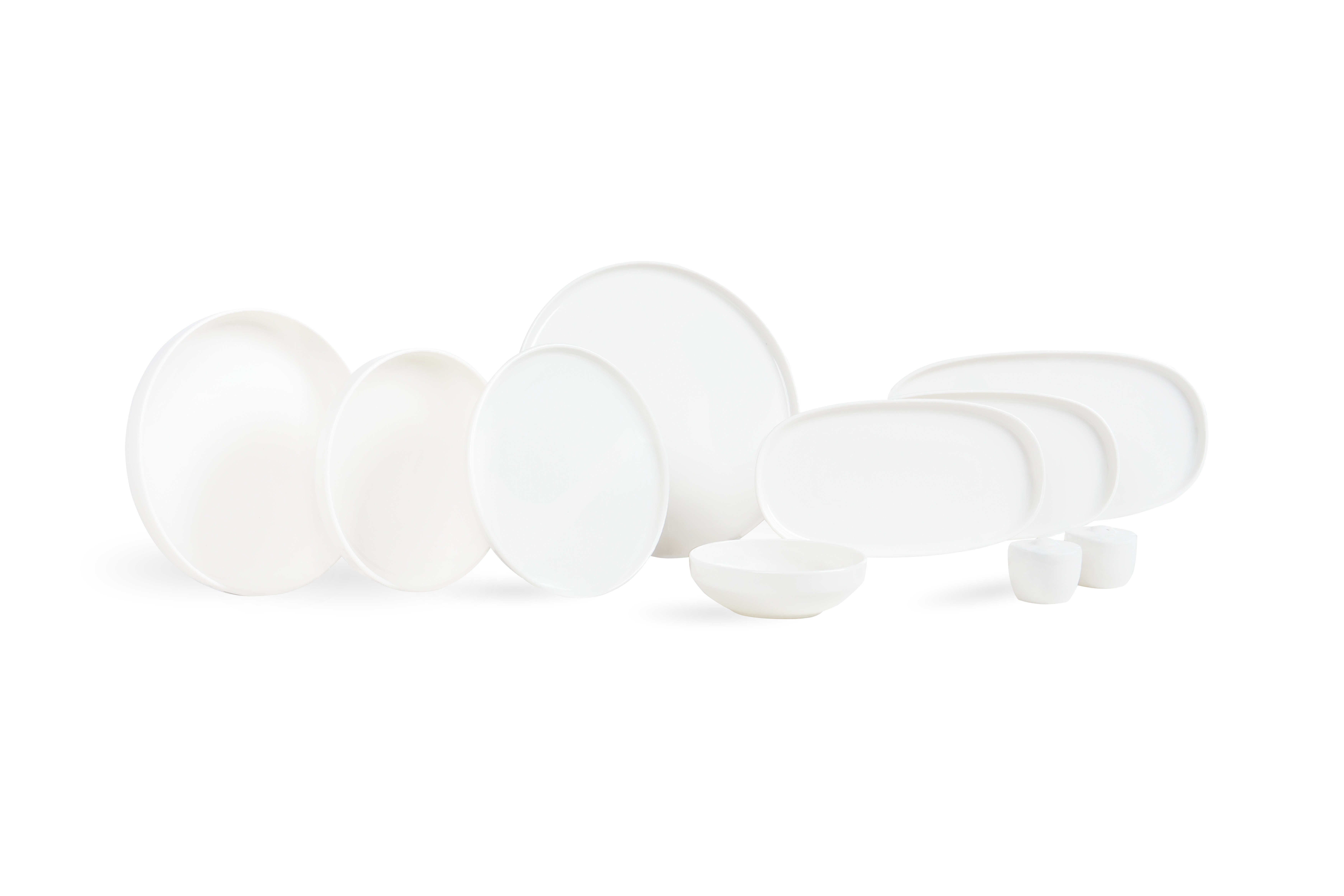 Leggno Botanical White Yemek Takımı 55 Parça