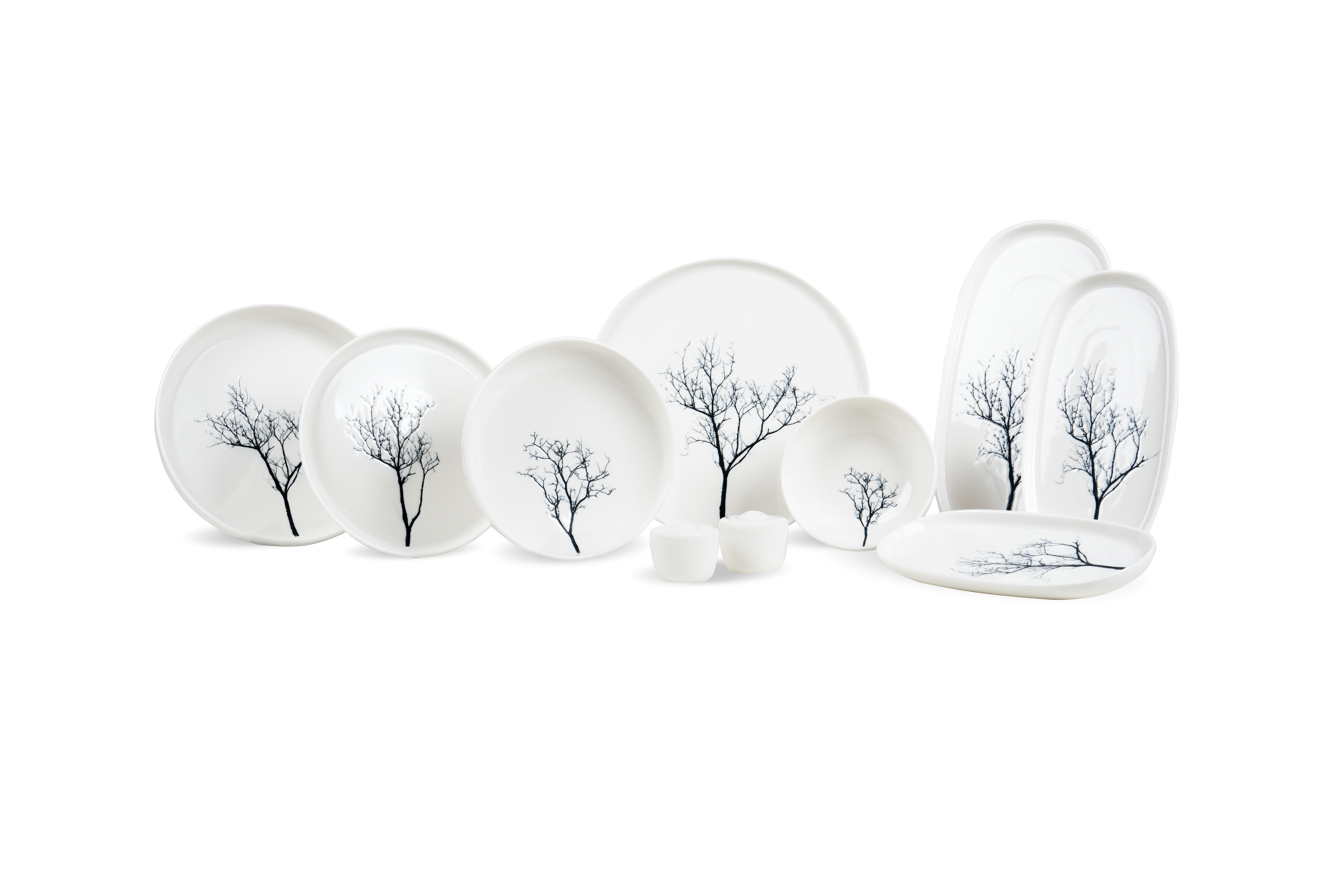 Leggno Botanical White Yemek Takımı 55 Parça