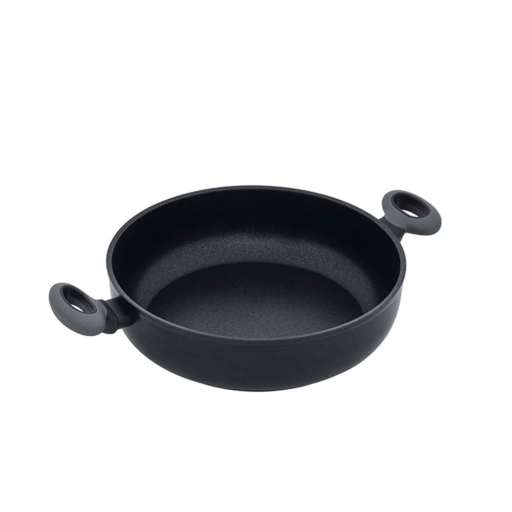 Leggno Colorgy Titanyum Sığ Pilav Tenceresi 26 cm Gri Kulp