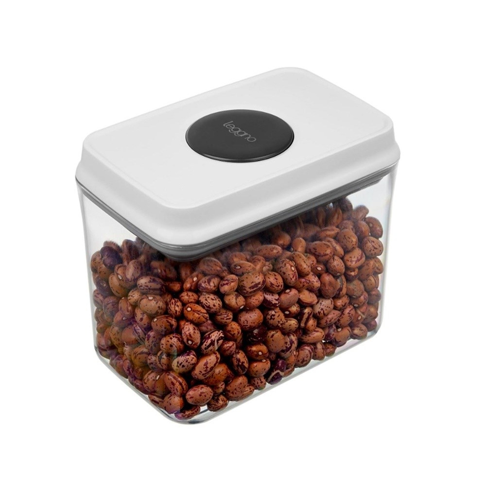 Leggno Dikdörtgen Kapaklı Saklama Kabı 106 x 106 x 123 mm 1.4 L