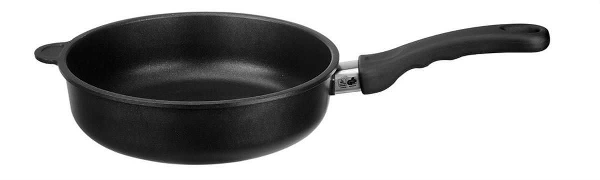 Leggno Döküm Derim Tava İndüksiyon 24 cm Siyah