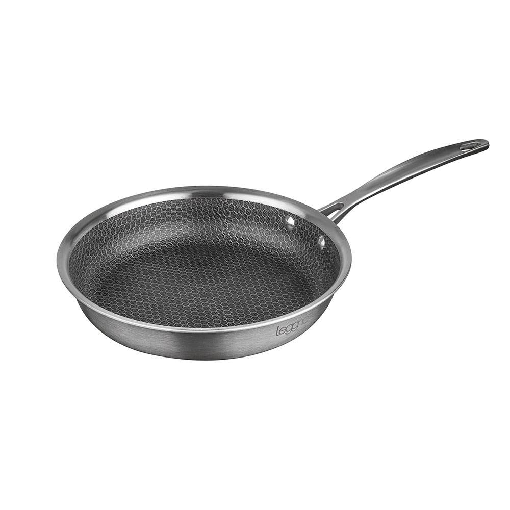 Leggno Elite Pro 3Ply Petek Dokulu Çelik Tava 30 cm