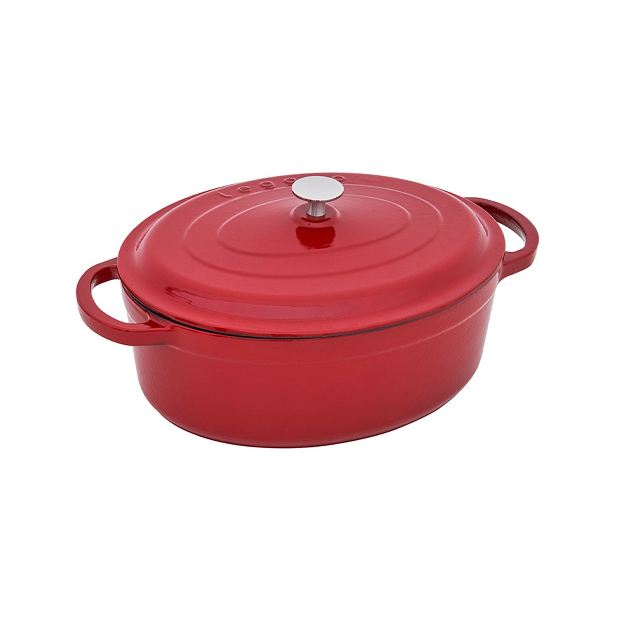 Leggno Flame Döküm Sığ Pilav Tenceresi 28 cm Kırmızı