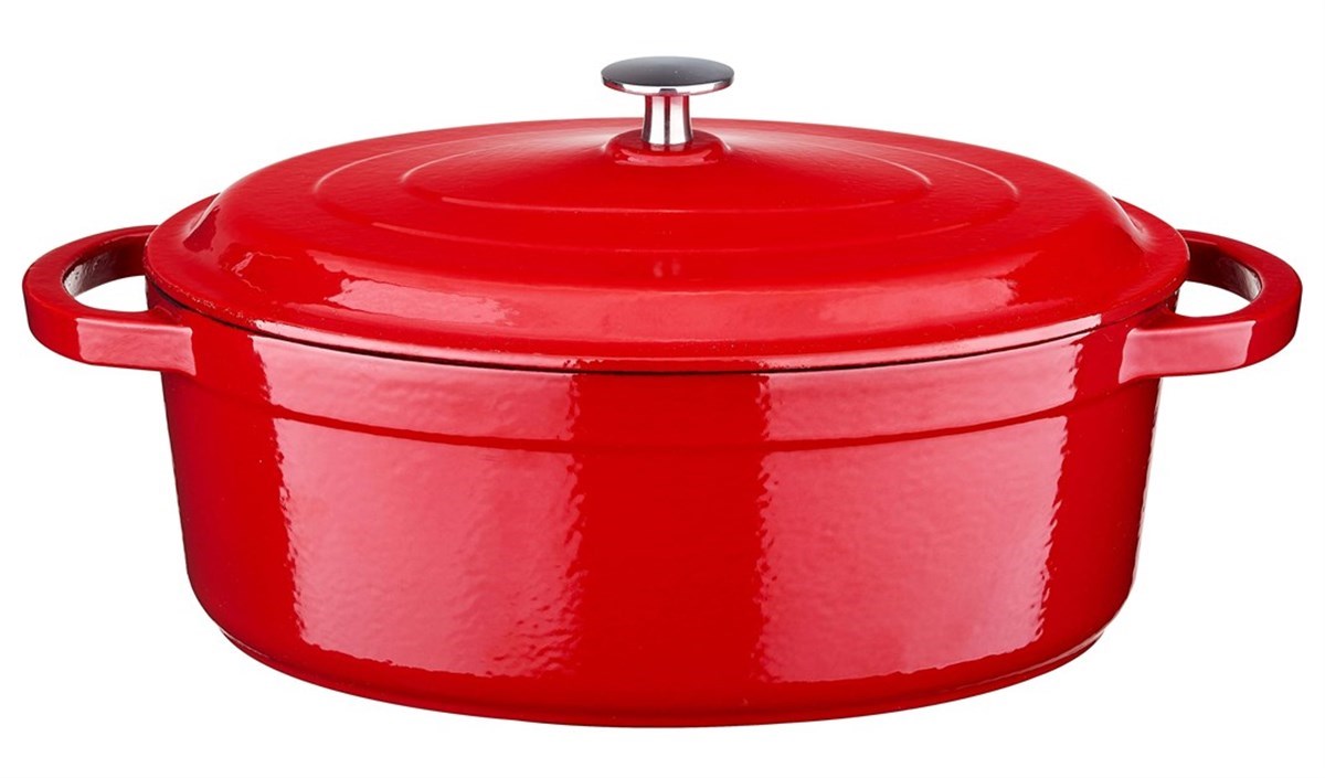 Leggno Flame Döküm Sığ Tencere 24 cm