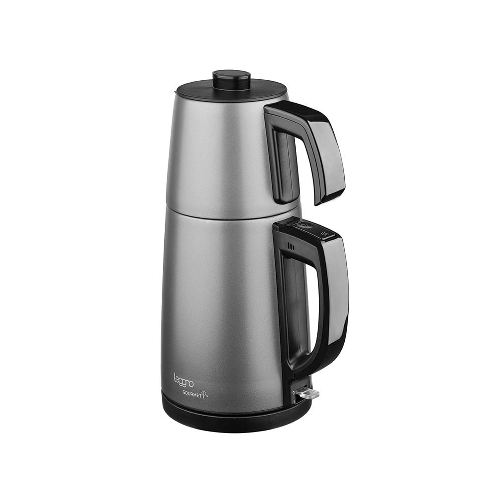 Leggno Gourmet Pro Paslanmaz Çelik Çay Makinesi Füme
