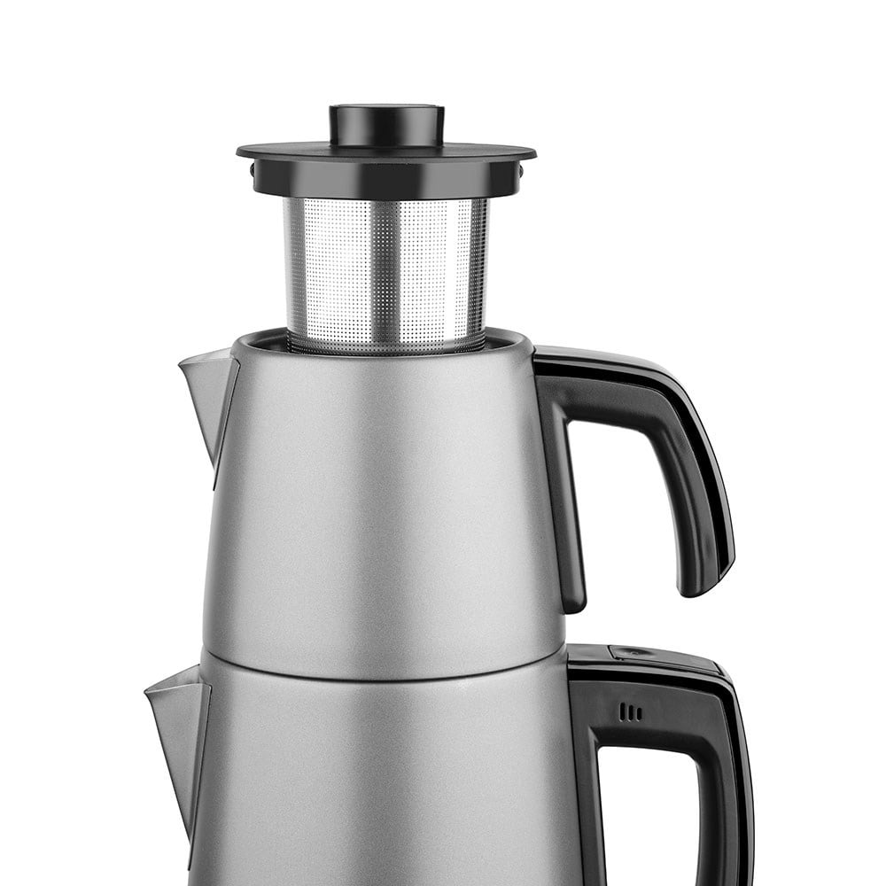 Leggno Gourmet Pro Paslanmaz Çelik Çay Makinesi Füme