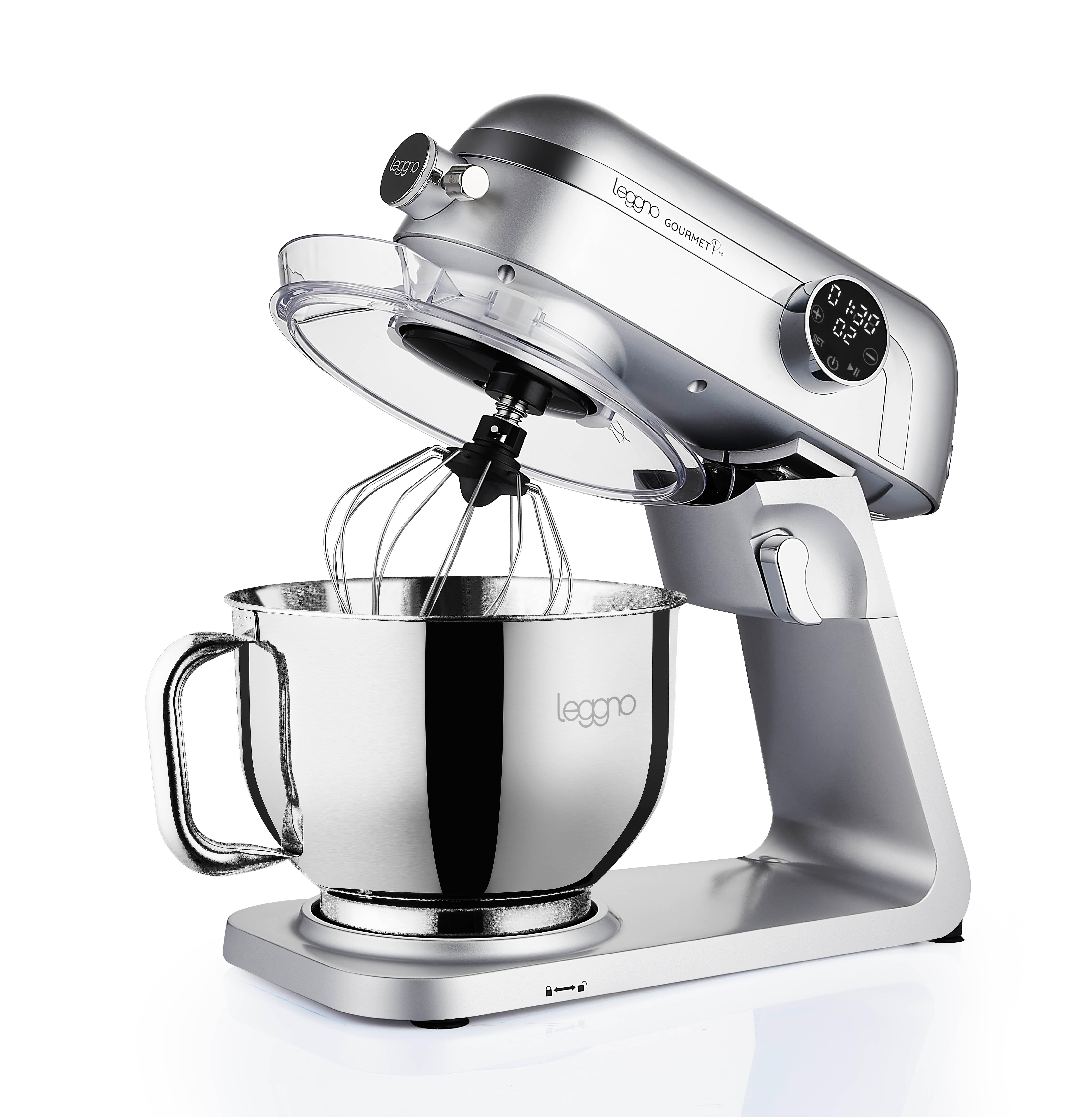 Leggno Gourmet Pro Stand Mikser Gümüş Gri