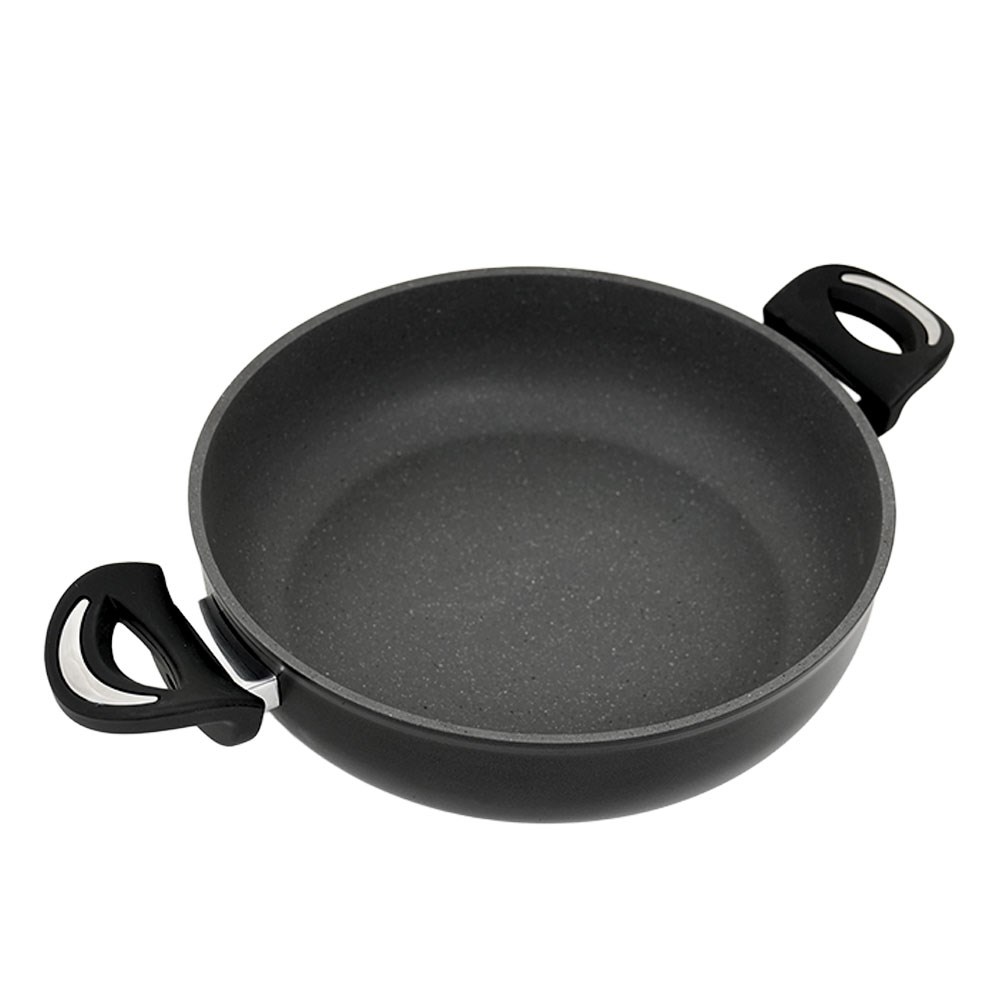 Leggno Granit Pilav Tenceresi 28 cm Siyah