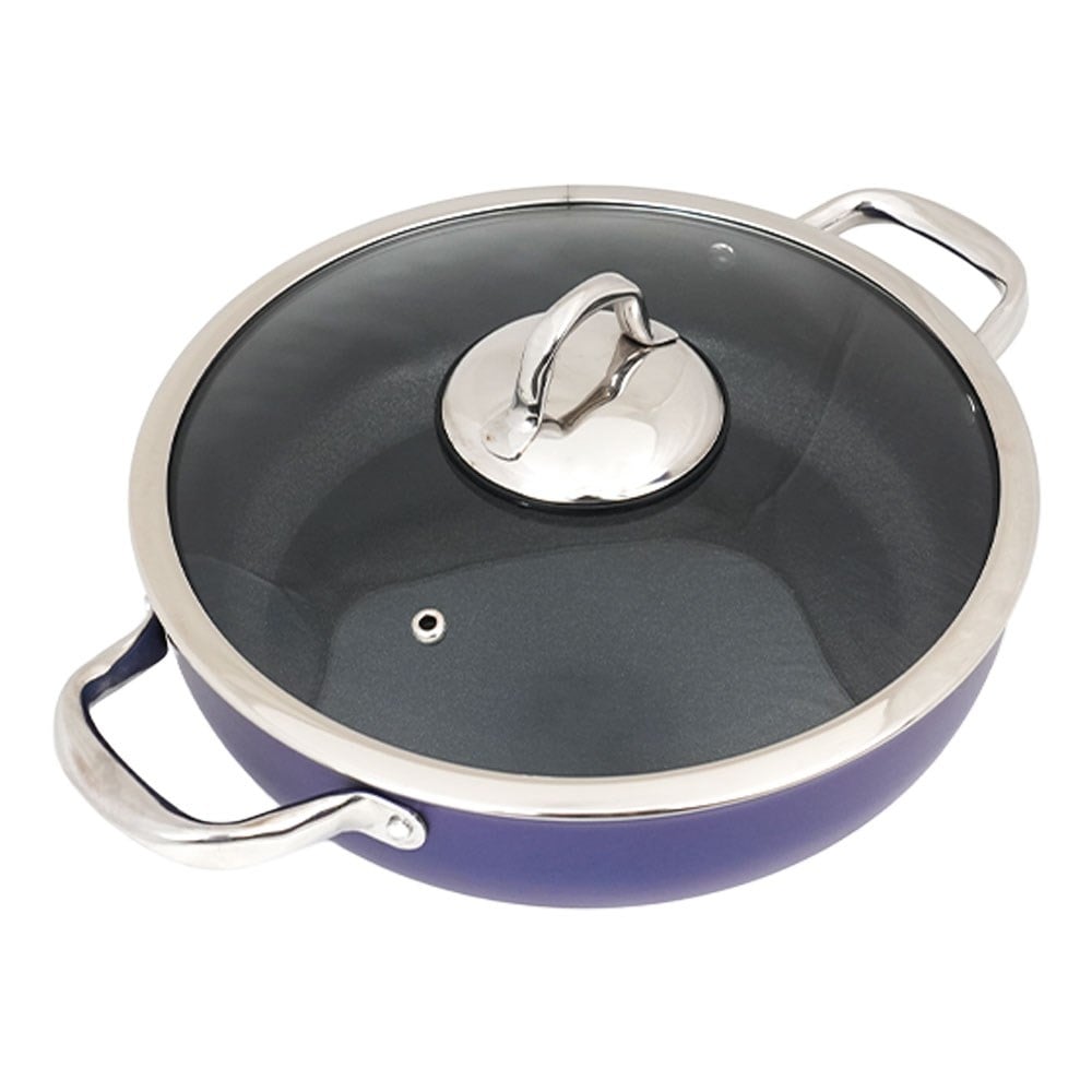 Leggno Master Titanyum Pilav Tenceresi 28 cm Mavi