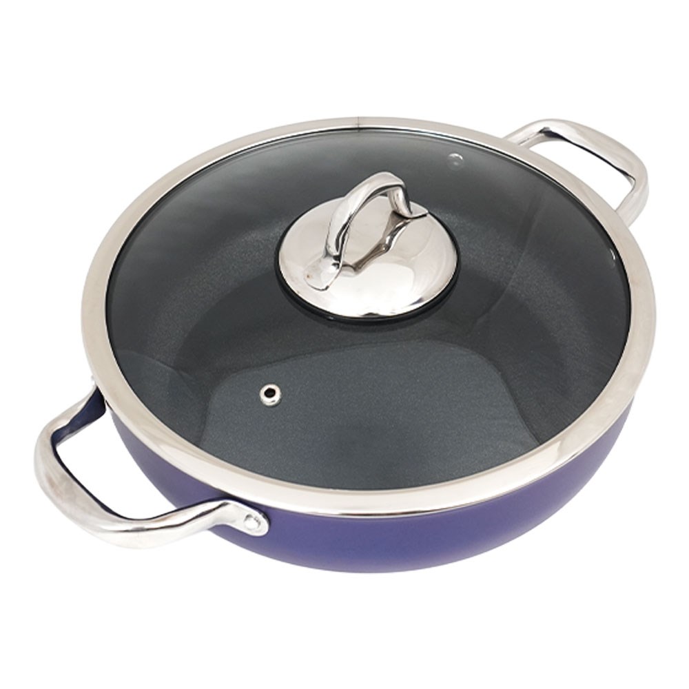 Leggno Master Titanyum Pilav Tenceresi 24 cm Mavi