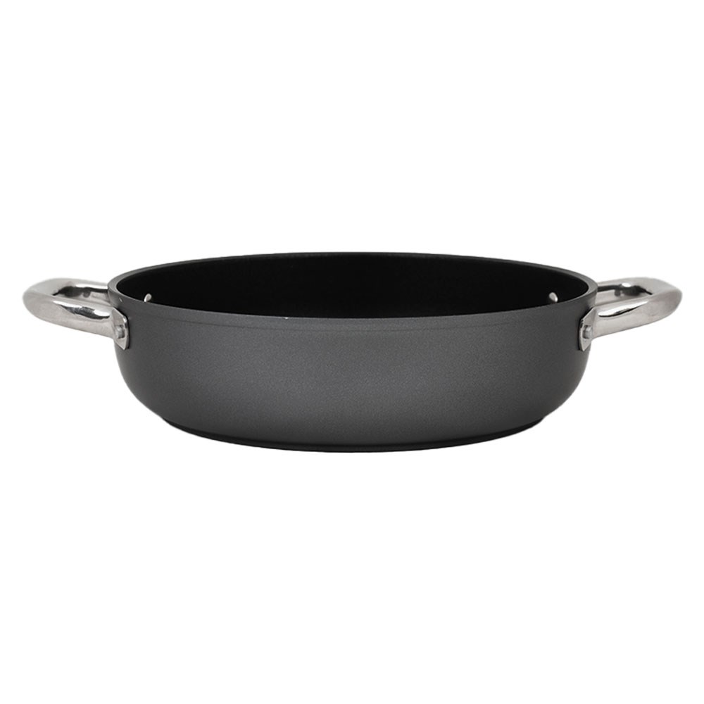 Leggno Master Titanyum Sığ Pilav Tenceresi 28 cm Gri