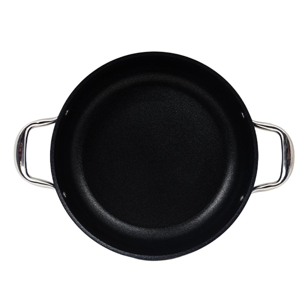 Leggno Master Titanyum Sığ Pilav Tenceresi 24 cm Mavi