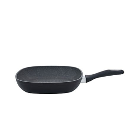 Leggno Plus Grill Tava 28 cm Siyah