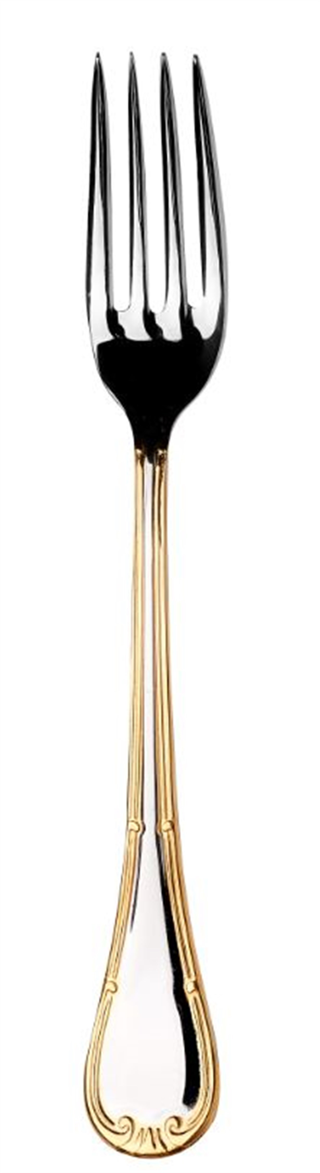 Leggno Viala 12 Kişilik Çatal Kaşık Bıçak Takımı 84 Parça Gold