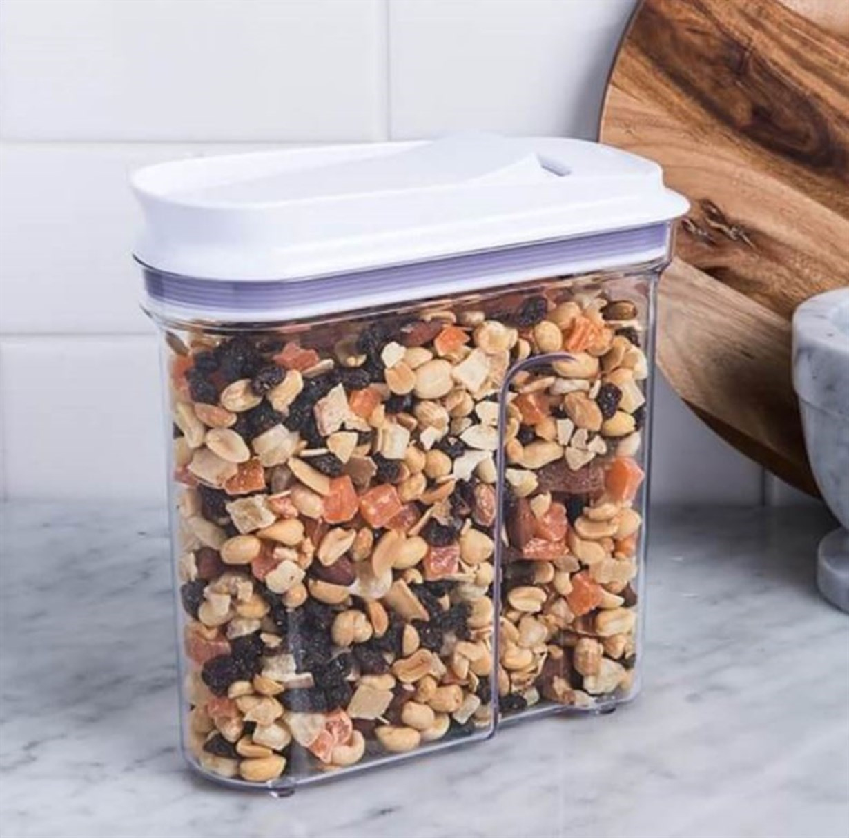 Oxo All Dikdörtgen Kapaklı Saklama Kabı 1.2 L Beyaz