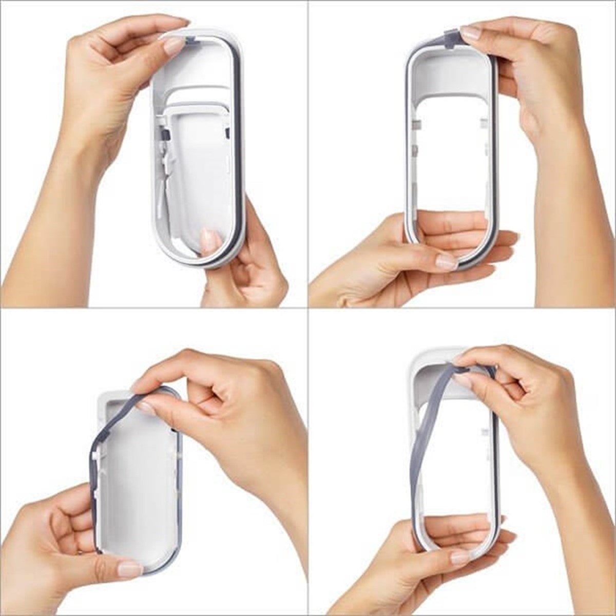 Oxo All Purpose Dikdörtgen Kapaklı Saklama Kabı 800 ml Beyaz