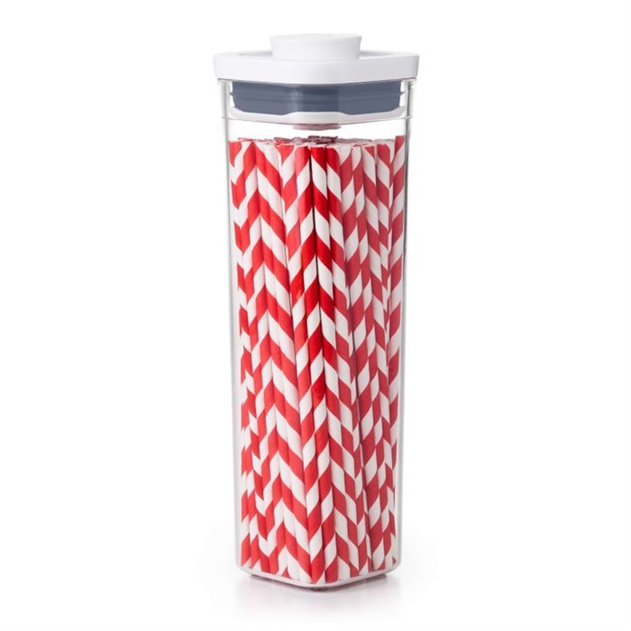 Oxo GG Pop Kare Kapaklı Saklama Kabı 700 ml Beyaz