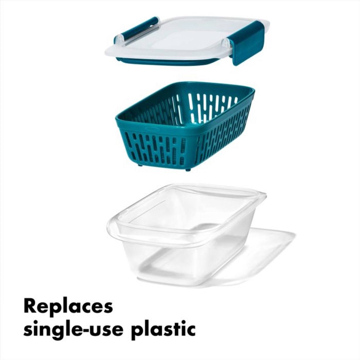 Oxo Gg Prep / Go Sızdırmaz Süzgeçli Saklama Kabı 0,45 L