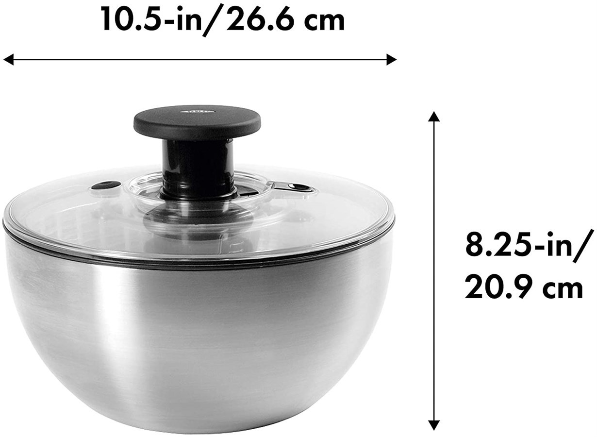Oxo Steel Çelik Salata Kurutucu