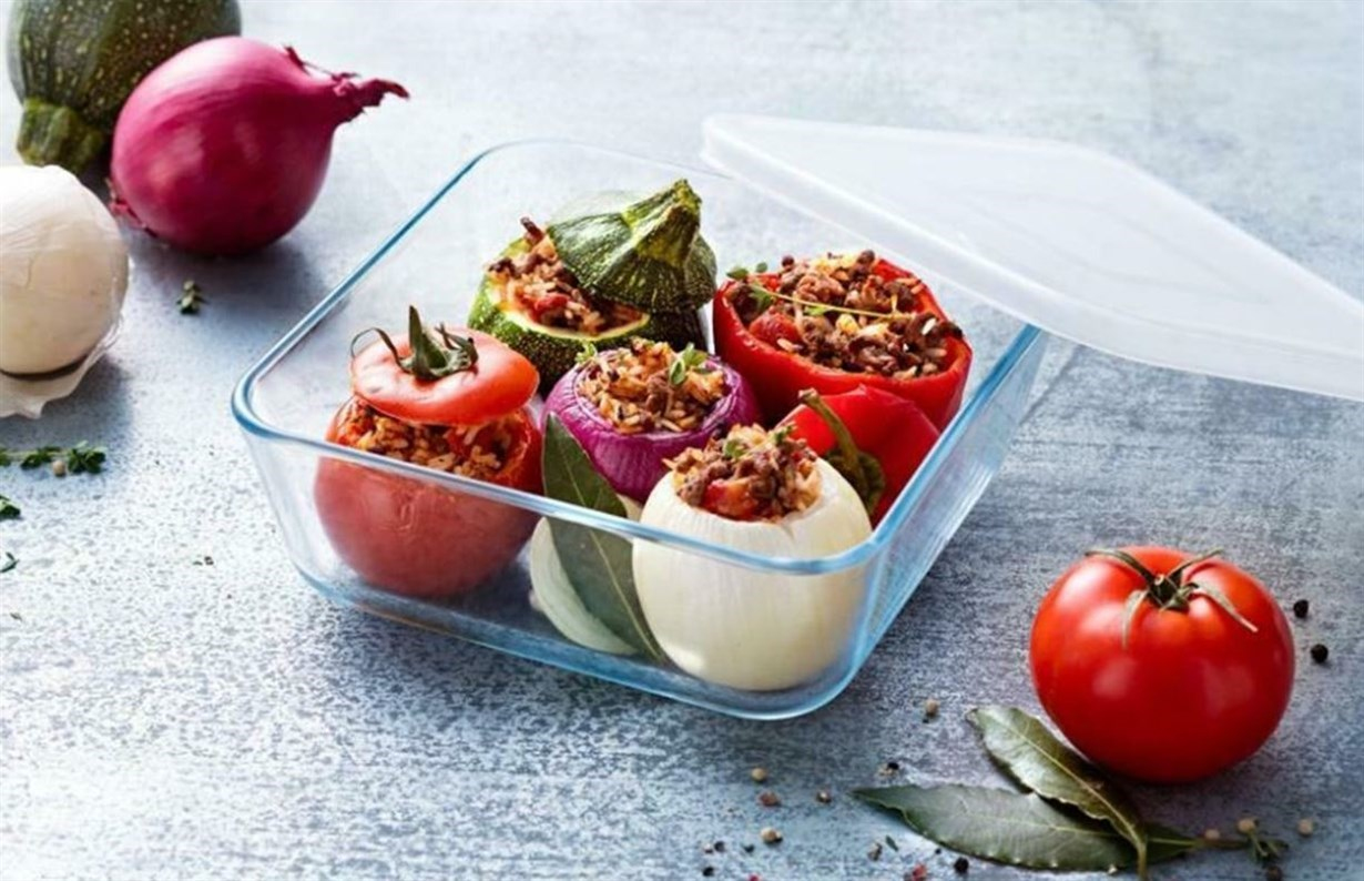 Pyrex 219P001/7044  Kare Kapaklı Saklama Kabı 2 L