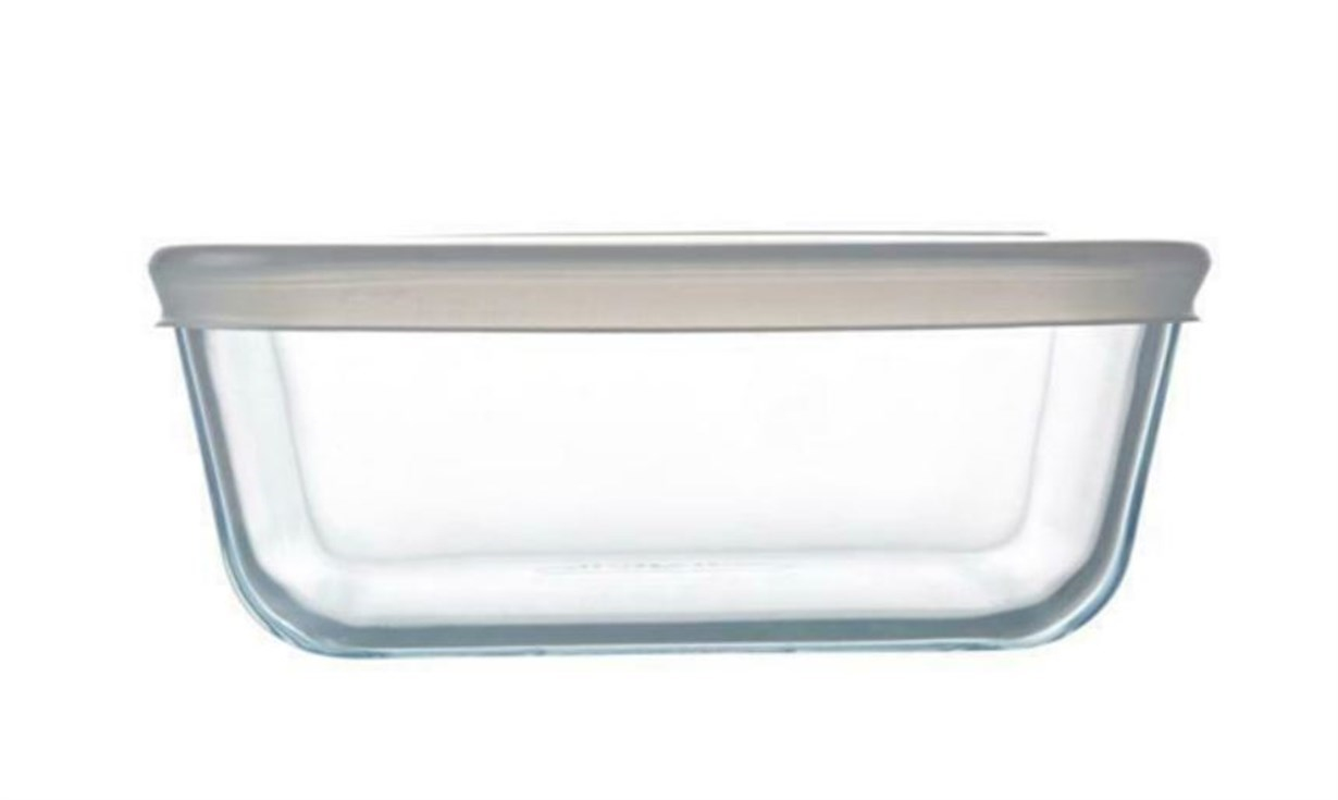 Pyrex 219P001/7044  Kare Kapaklı Saklama Kabı 2 L