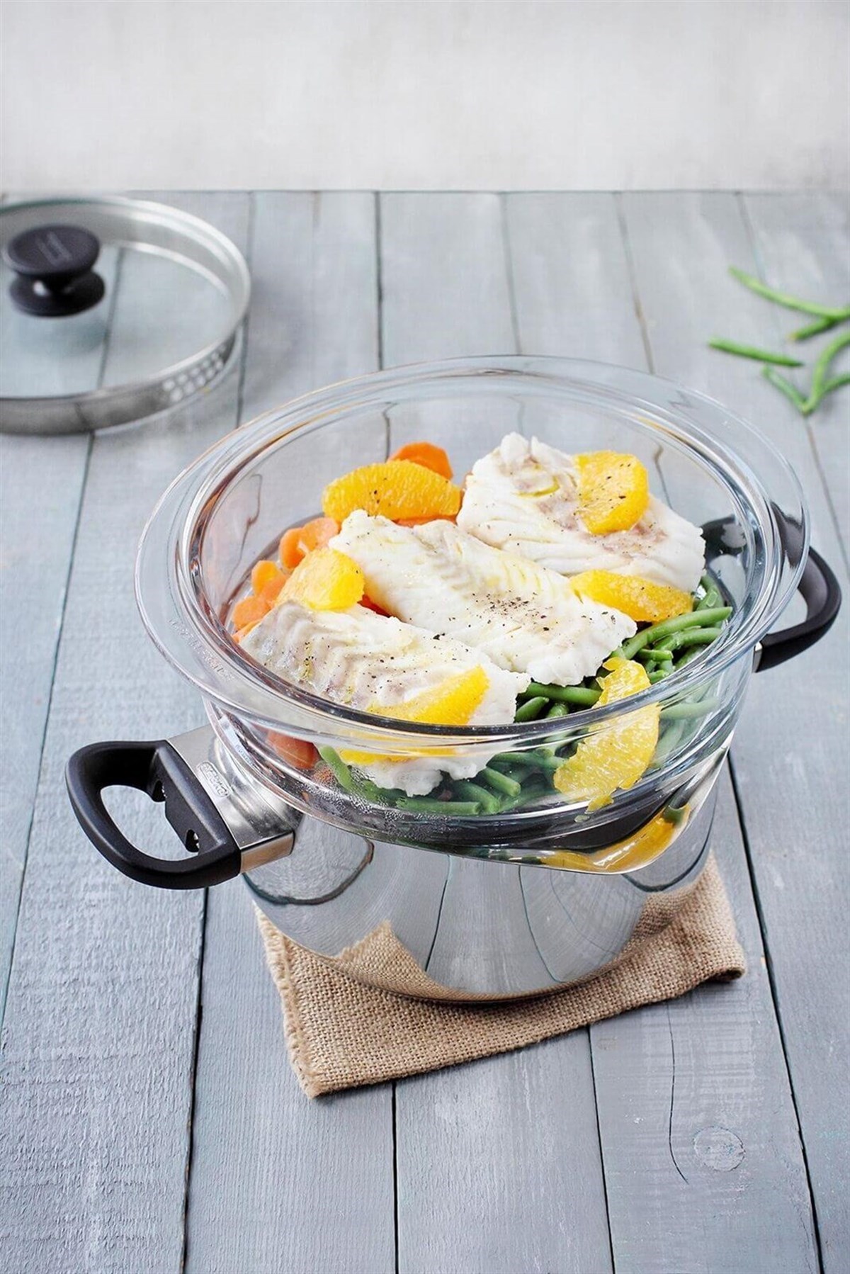 Pyrex Cam Buhar Sepeti 4 L