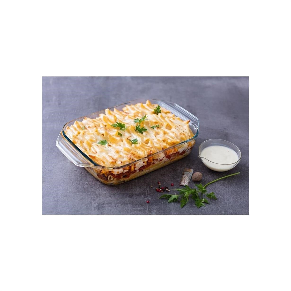 Pyrex Cam Dikdörtgen Fırın Kabı 40 x 27 cm