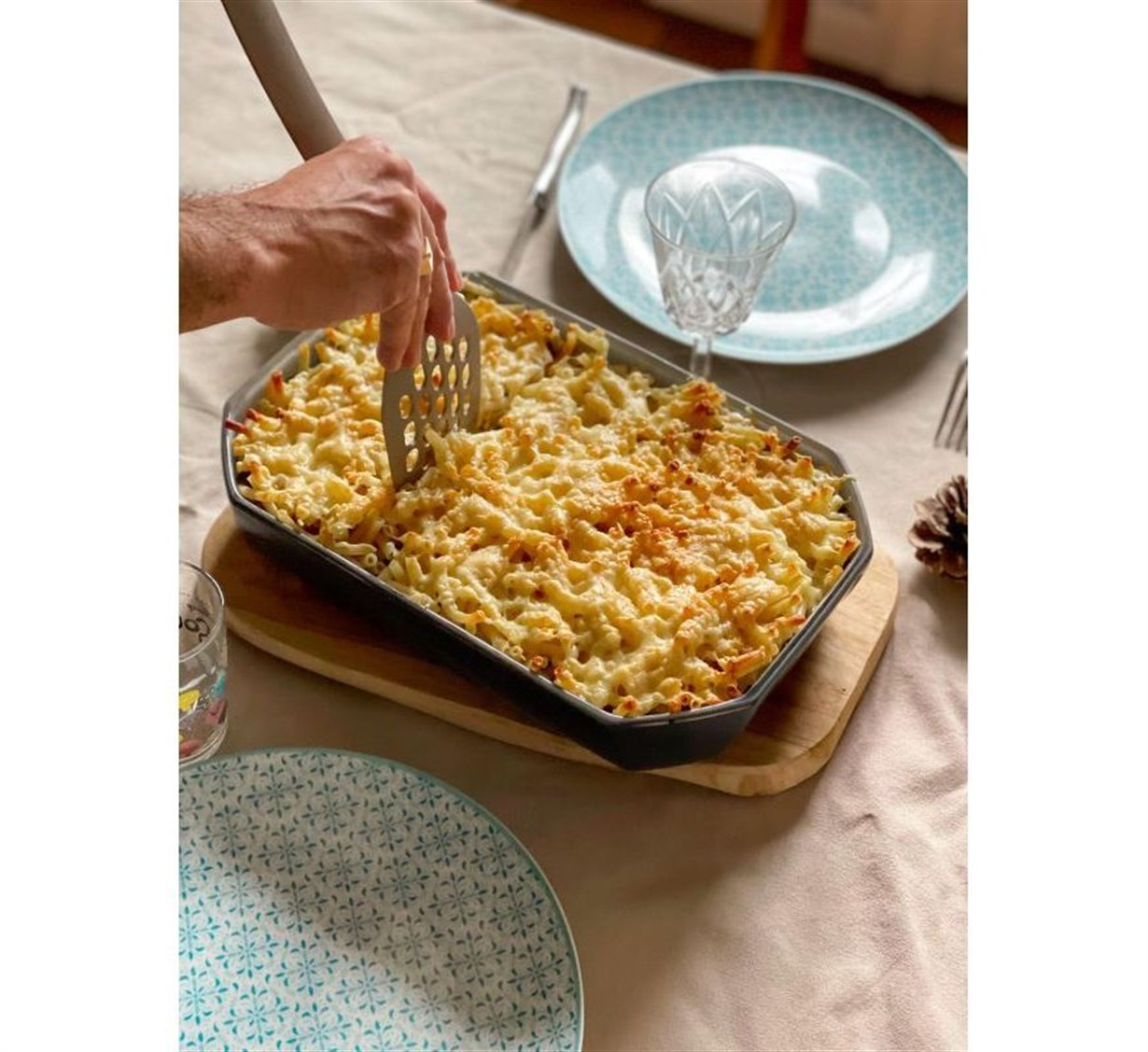 Pyrex Dikdörtgen Fırın Kabı Gri 33 x 22 x 7 cm Gri