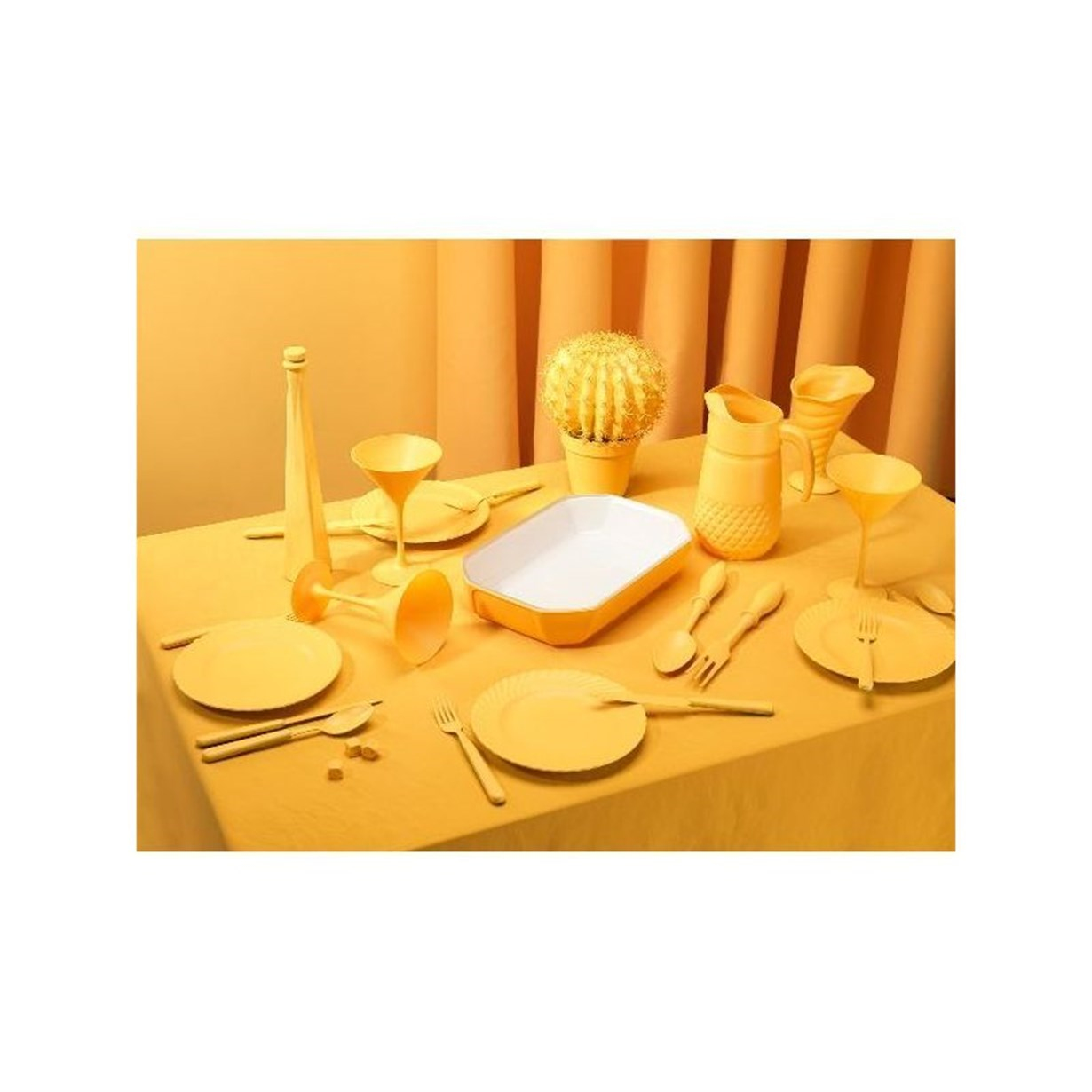 Pyrex Dikdörtgen Fırın Kabı Sarı 33 x 22 x 7 cm Sarı