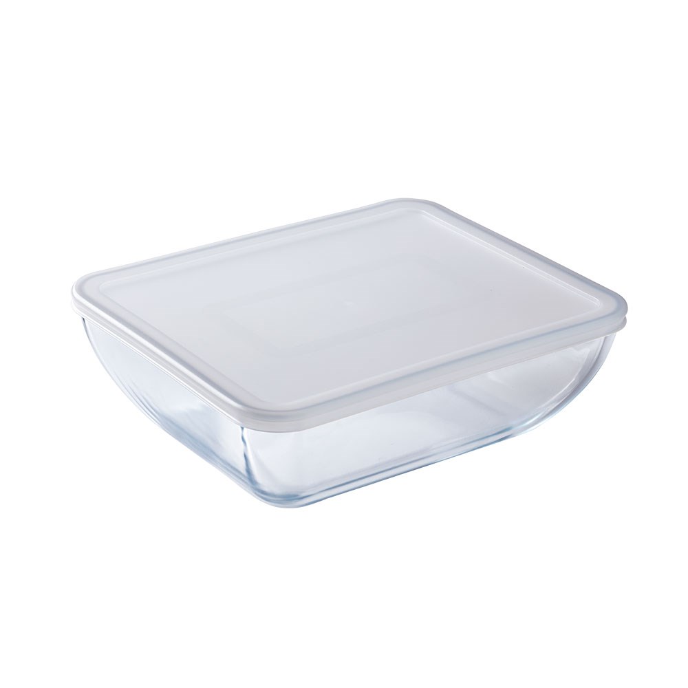 Pyrex Dikdörtgen Kapaklı Saklama Kabı 4 L
