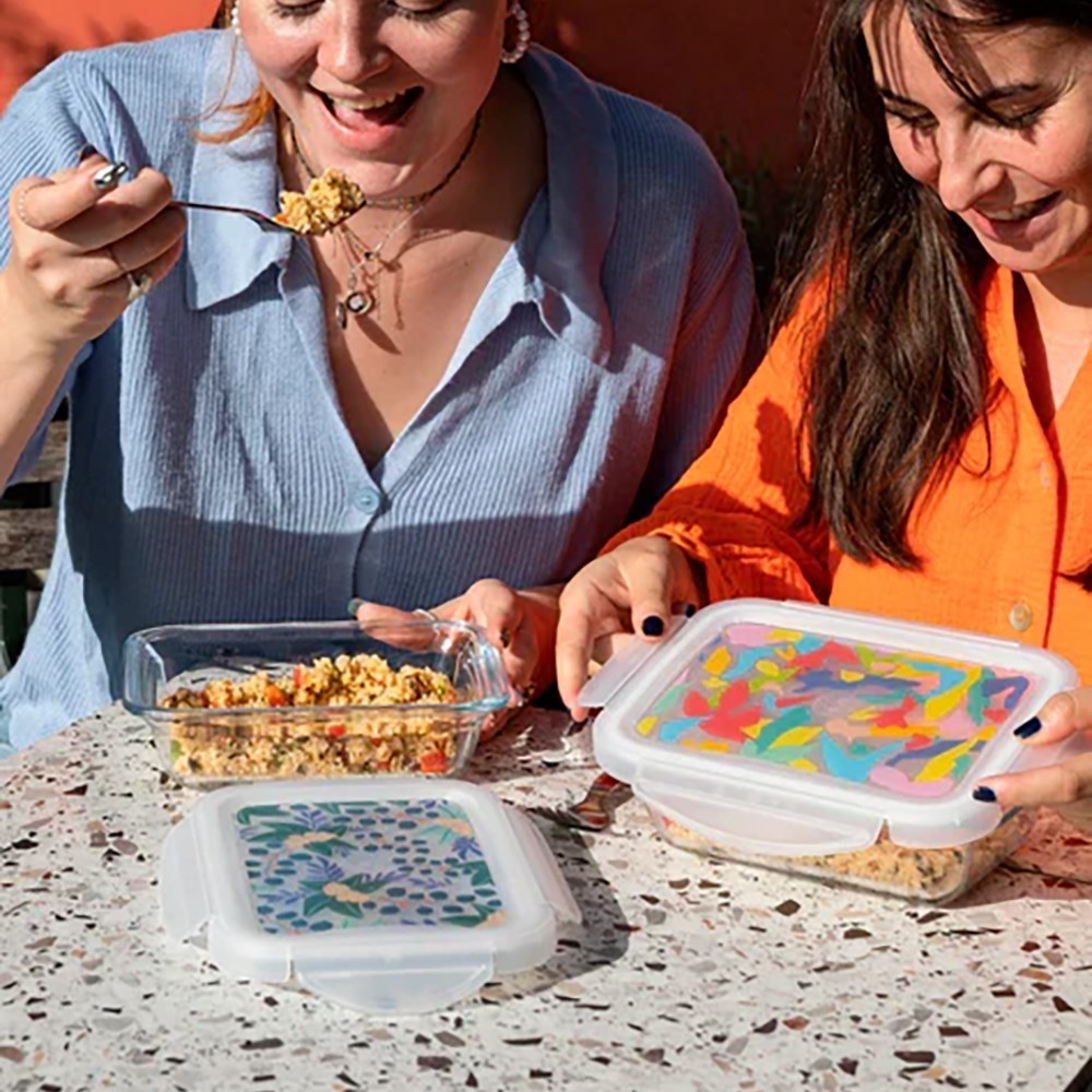 Pyrex Dikdörtgen Kapaklı Saklama Kabı